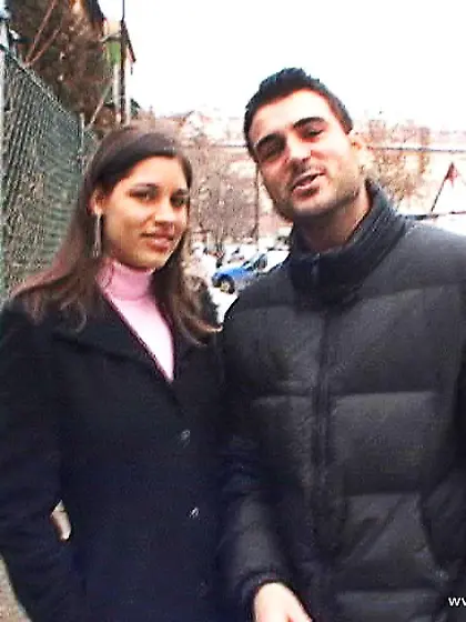 Zafira spreads her sexy legs on the bed and then fucks with her