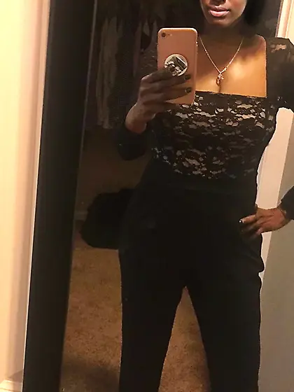 Sexy Amateur Ebony Dressed Undressed