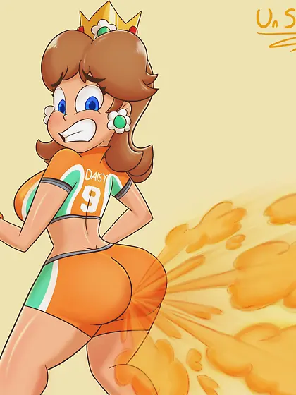 Princess Daisy Farting and Pooping