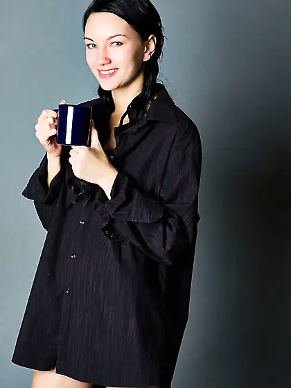 Fine floozy blue shirt