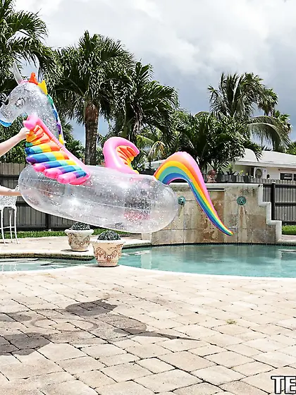 Natural tits young tiny teen