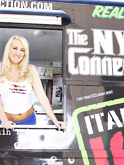 The good news is that blonde busty Alana Evans is about to take