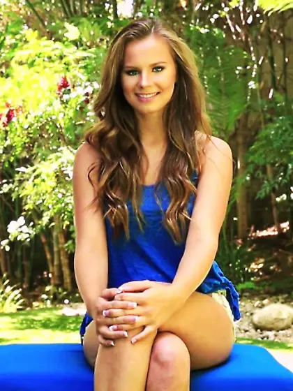 Girl ass filled cock