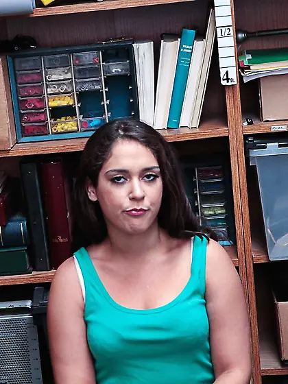 Two store guards punish a thief with fucking