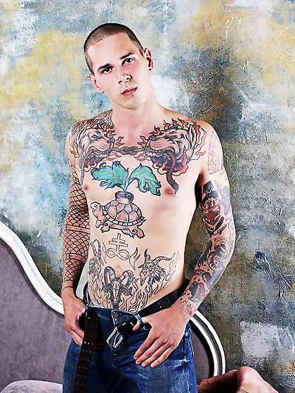 White young gay stan9inch