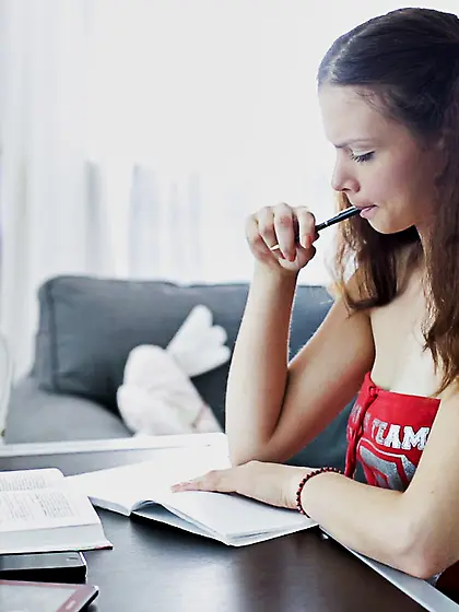 Peachy satisfies her sexual hunger with classmate Alex