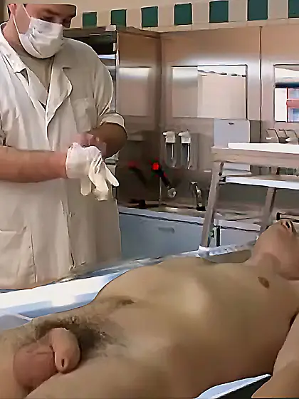 Young lad in the morgue