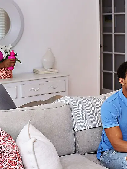 Canadian brunette blowjob