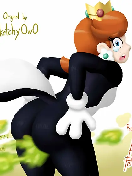 Princess Daisy Farting and Pooping