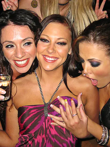 Group crazy drank babes