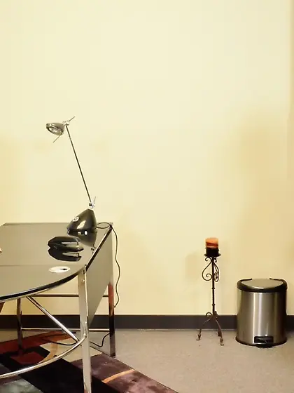 Co-workers commingle couch small