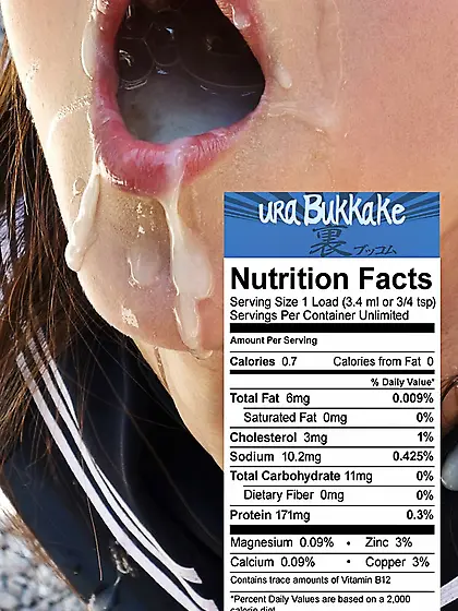 Nutrition facts for cum buckets