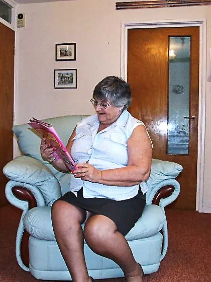 Granny striptease grandma libby