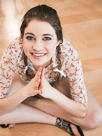 Kinsley Eden caught napping gets facial after hard fuck from Ike