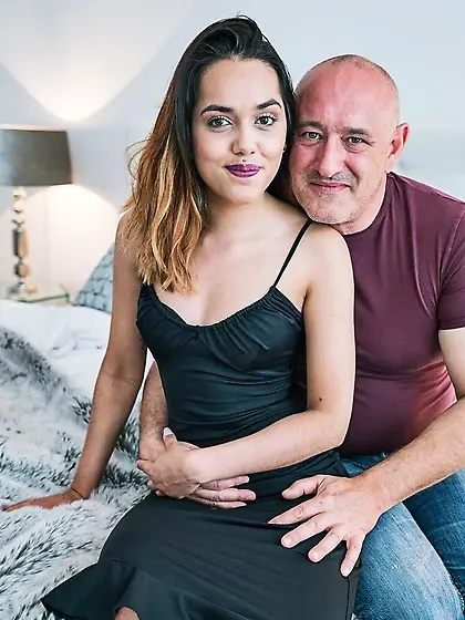 Dutch skinny brunette