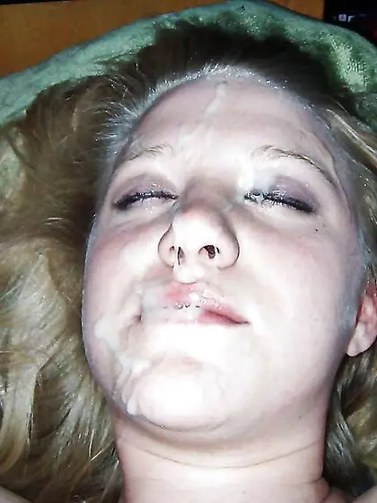 Facial Cumshot jizz flows - amateurs only!