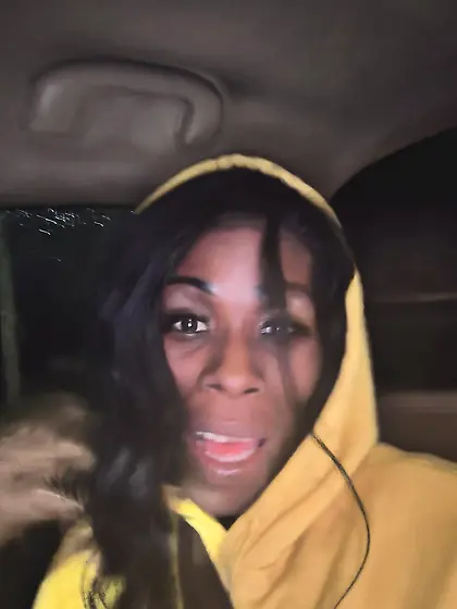 Beautiful jet black hair