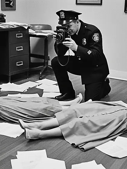 Film Noir Crime Scene