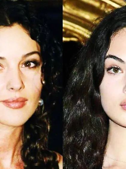 Monica Bellucci and Daughter d'Eva Cassell