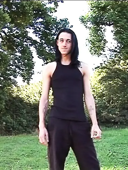 Tattooed guy black sucks