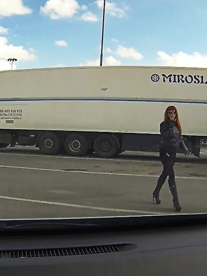 Driver awesome sex picked