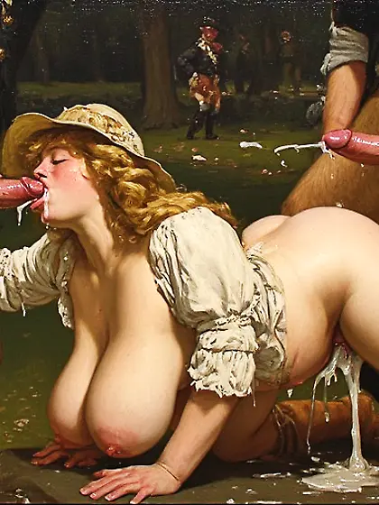 Woman has sex in park