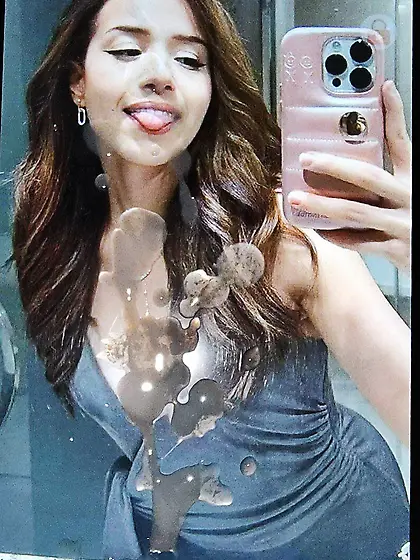 Enjoying my Precum while Edging to Pokimane