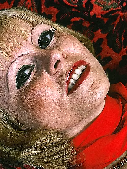 Steaming hot blonde alluring