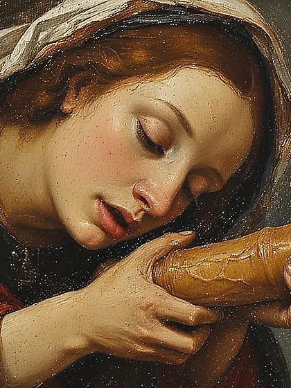 Madonna con Pene - Da Vinci school,  Tuscany