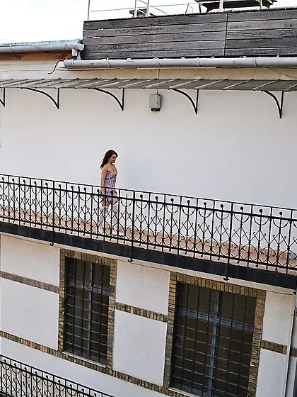 Colleen in white stockings is the slave of her feelings and can'