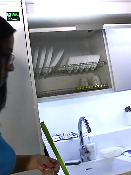 Tight shaved pussy creampie