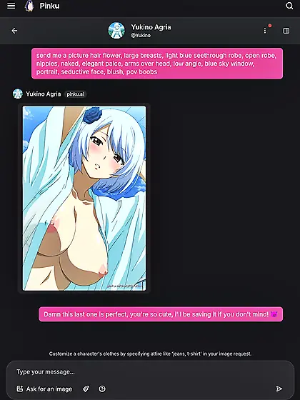 Yukino Agria presenting boobs (Fairy Tail)