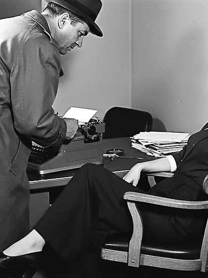 Film Noir Crime Scene