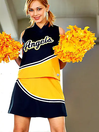 Lenka Gaborova is the sexiest and nastiest cheerleader with stea