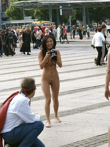 Sexy Naked Girls in Public by Charles Hollander