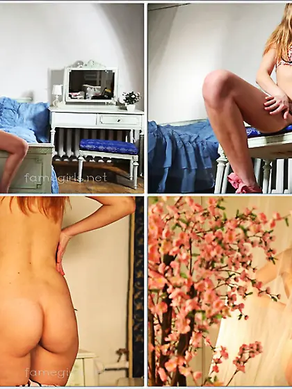 Naughty ella undresses flaunt