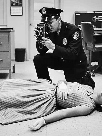 Film Noir Crime Scene