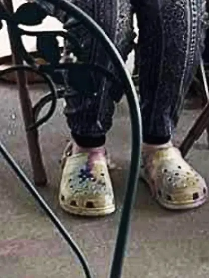 Cheryl's feet and her moms feet