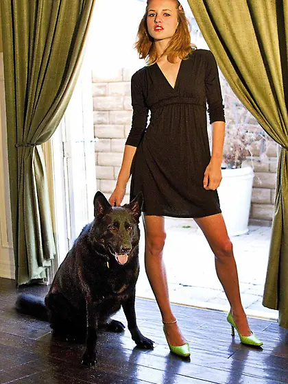 Tight cutie Kasey Chase loves to play with her shaved snatch aft