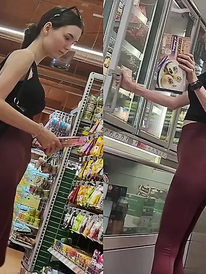 petite leggings shopper collage