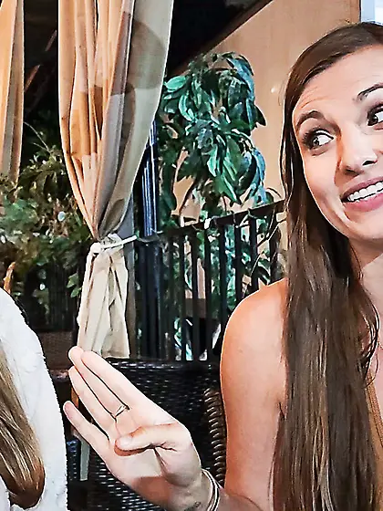 Kenzie Love and Laney Grey get wet and wild with Allen Swift out