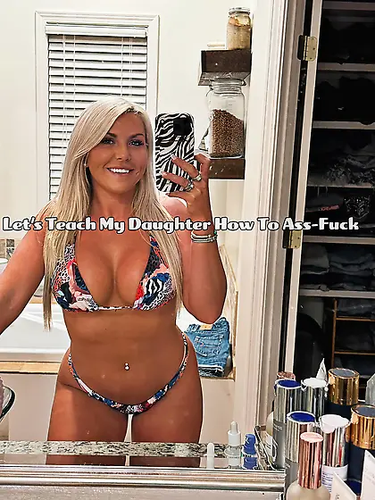 Let's teach her to ass fuck
