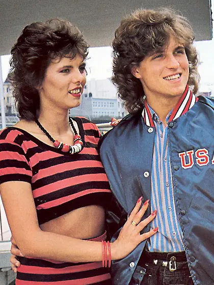 Retro lady invited boat