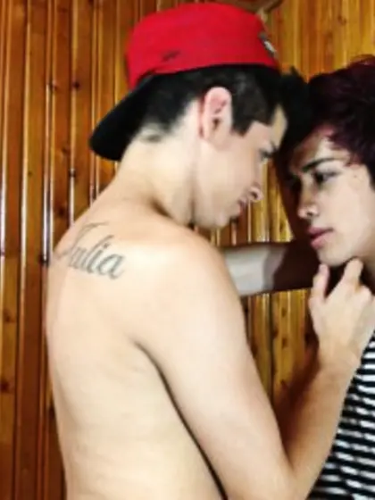 20 yo brunette Maikol and 19 yo brunette...