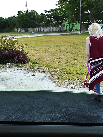 Blonde teen doggystyle