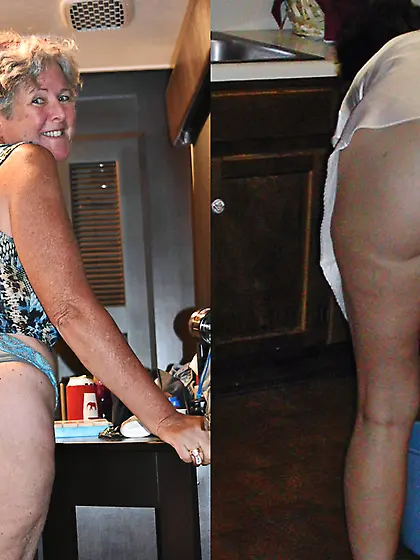 Swinger Milf Sues,  Then&Now,  see previous set