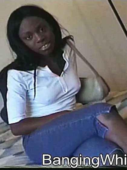 Dark skinned face enjoys