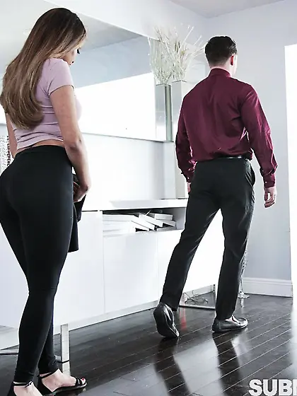 Wealthy duo practices BDSM during sexual...