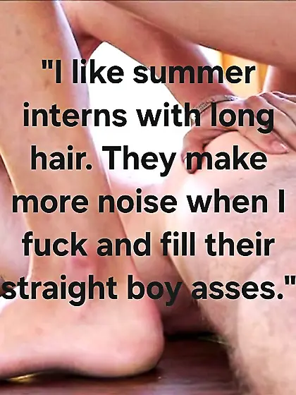 Gay bi straight sissy caption anal intern blowjob
