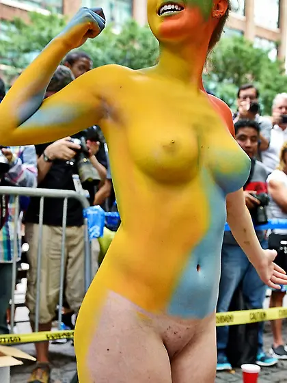 Bikes,  Bodypaint and Public Nudity
